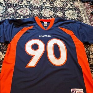 LOGO 7 Broncos Blue and Orange Jersey